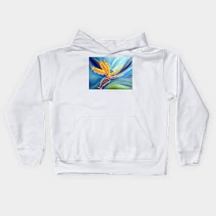 strelitzia house plan Kids Hoodie